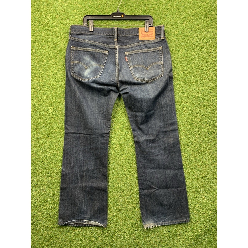 Levis 527 Jeans Mens 36x30 Blue Straight Leg Denim Classic Mid Rise Pants